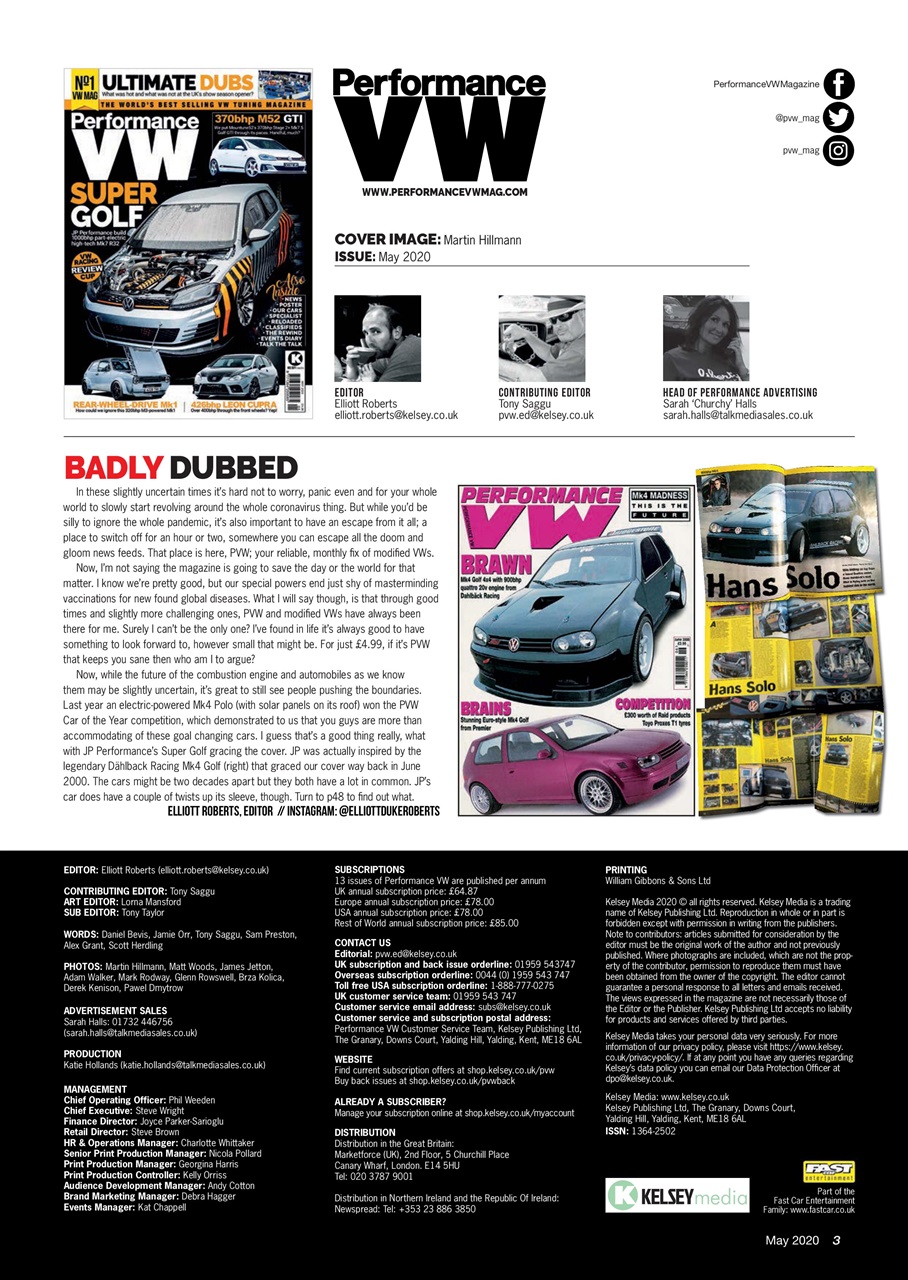 Performance VW Preview Pages