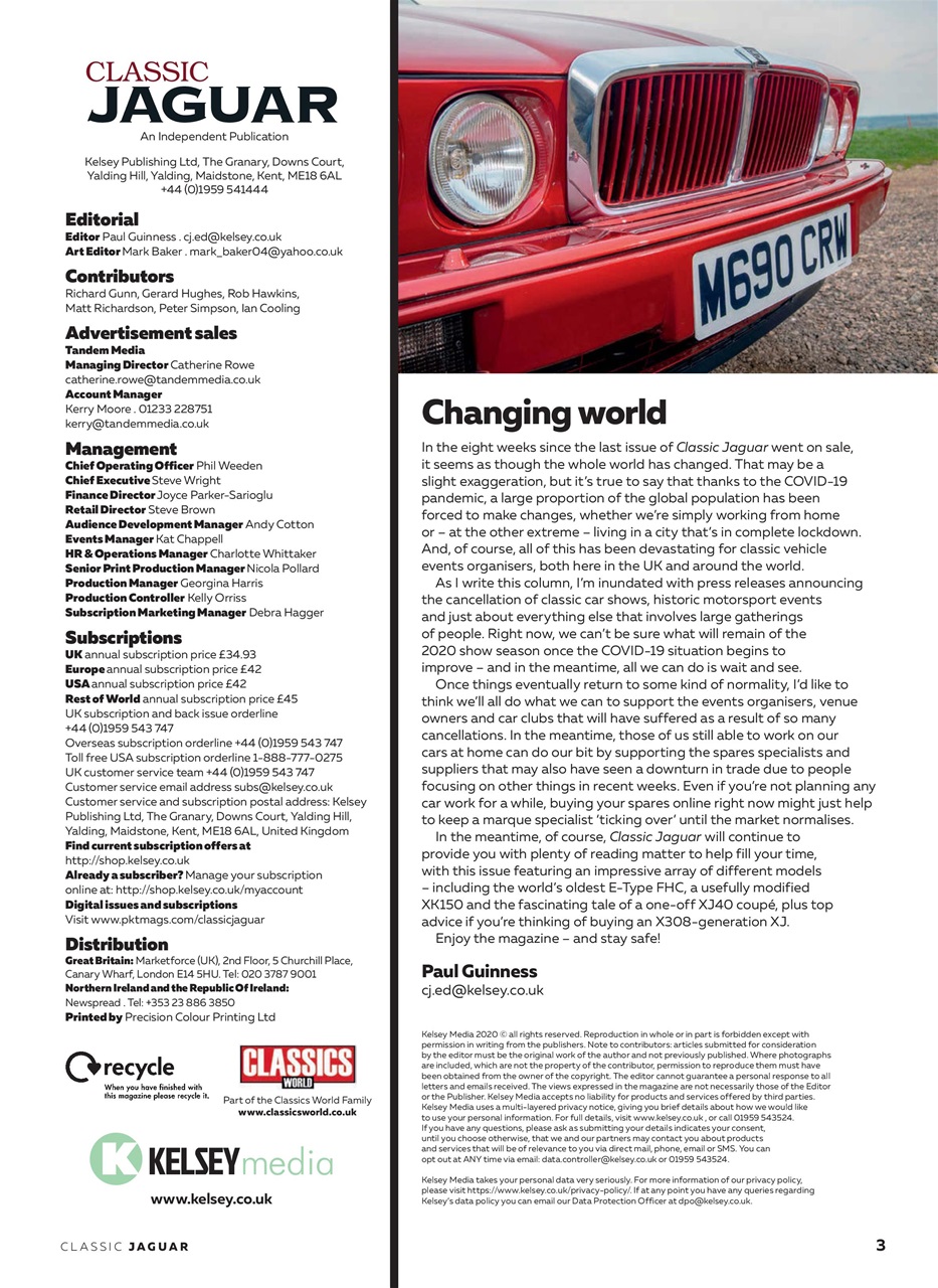 Classic Jaguar Preview Pages