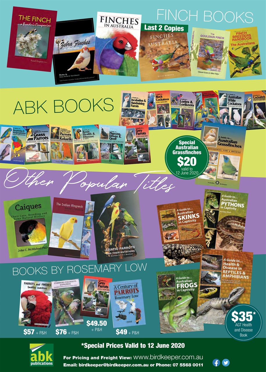 Australian Birdkeeper Magazine Preview Pages