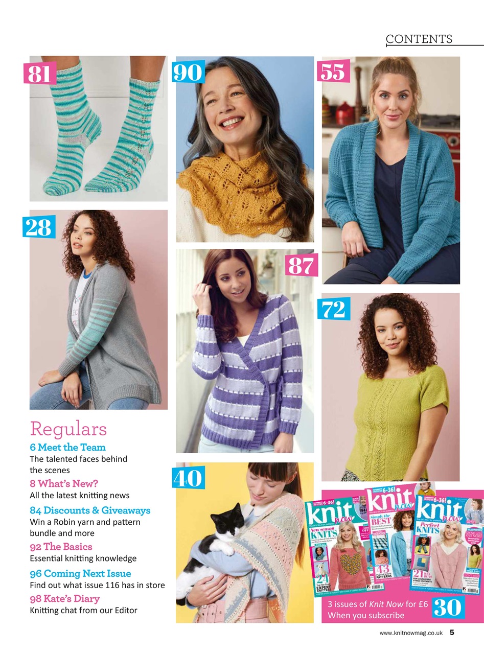 Knit Now Preview Pages