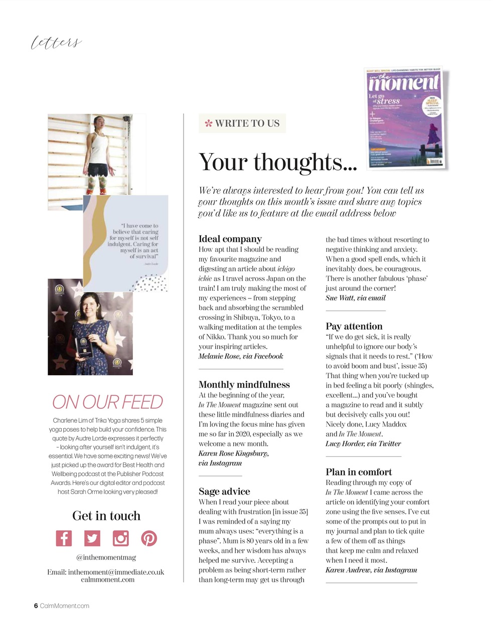 In The Moment Preview Pages