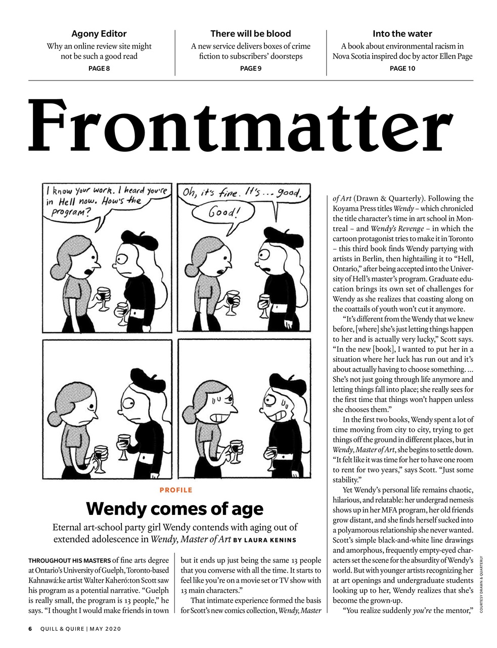 Quill & Quire Preview Pages