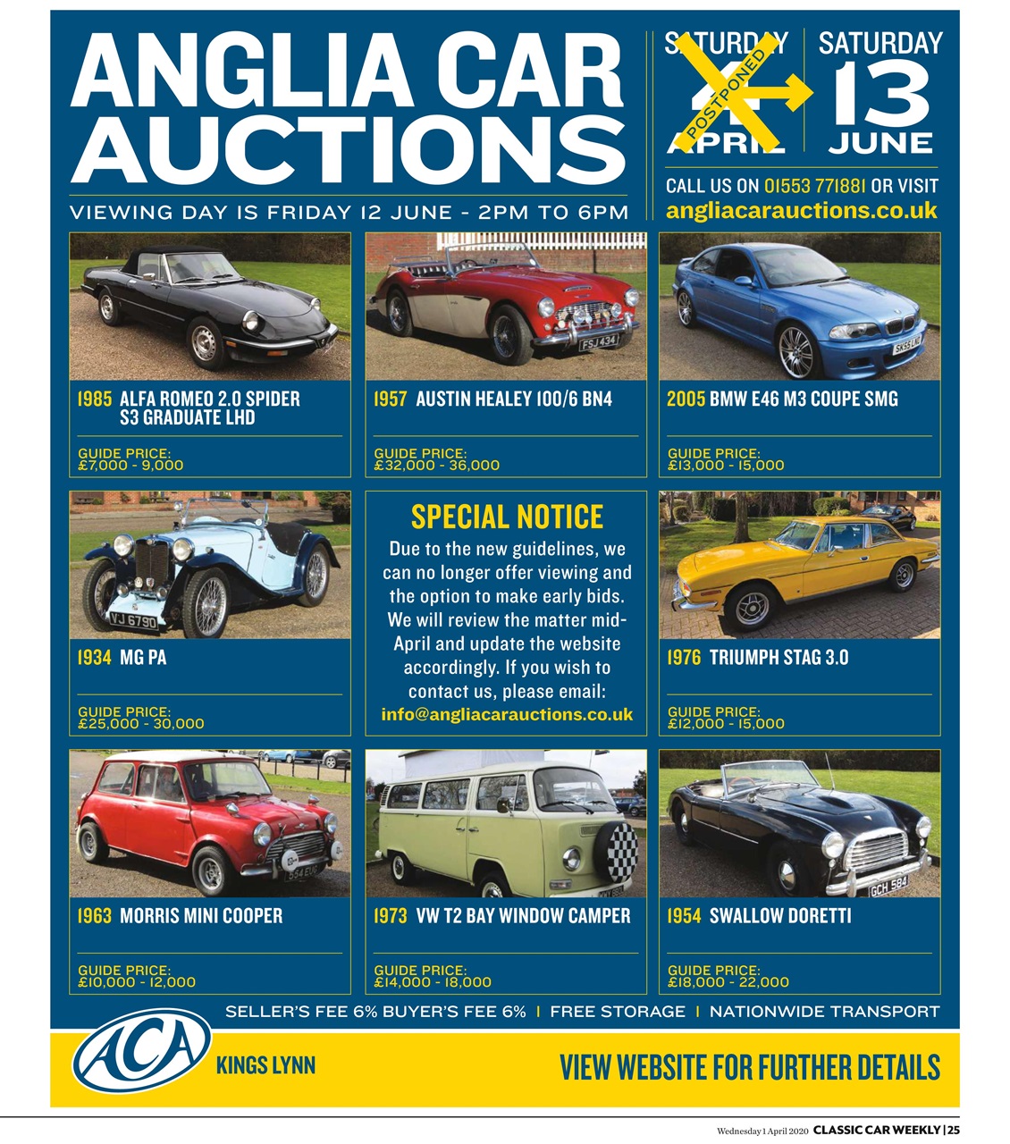 Classic Car Weekly Preview Pages