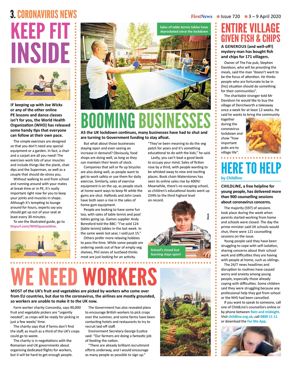 First News Preview Pages