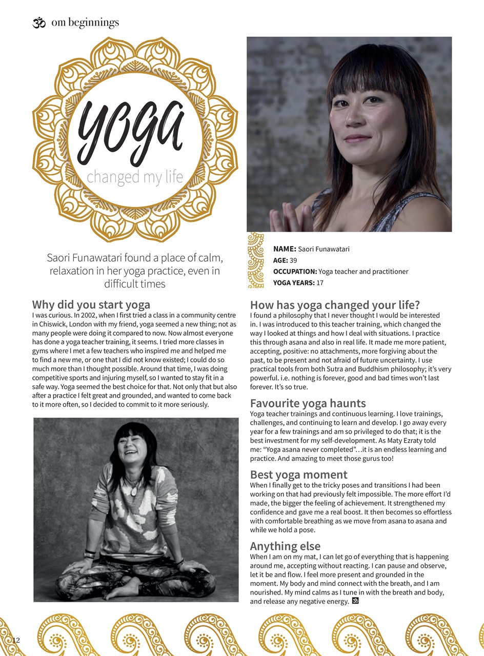 OM Yoga Magazine Preview Pages