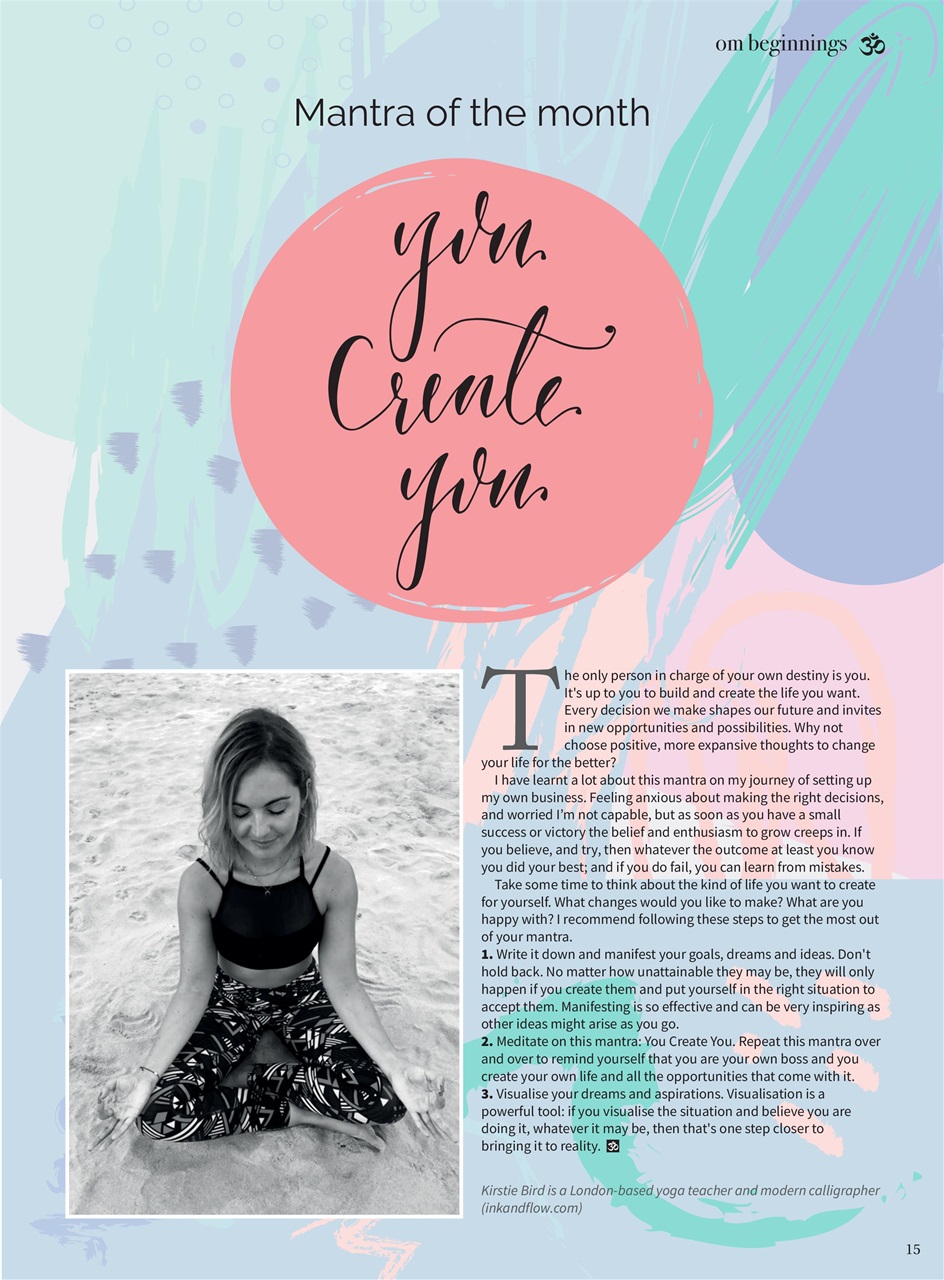 OM Yoga Magazine Preview Pages