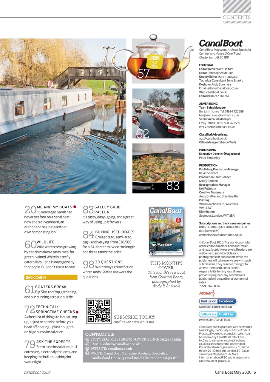 Canal Boat Preview Pages