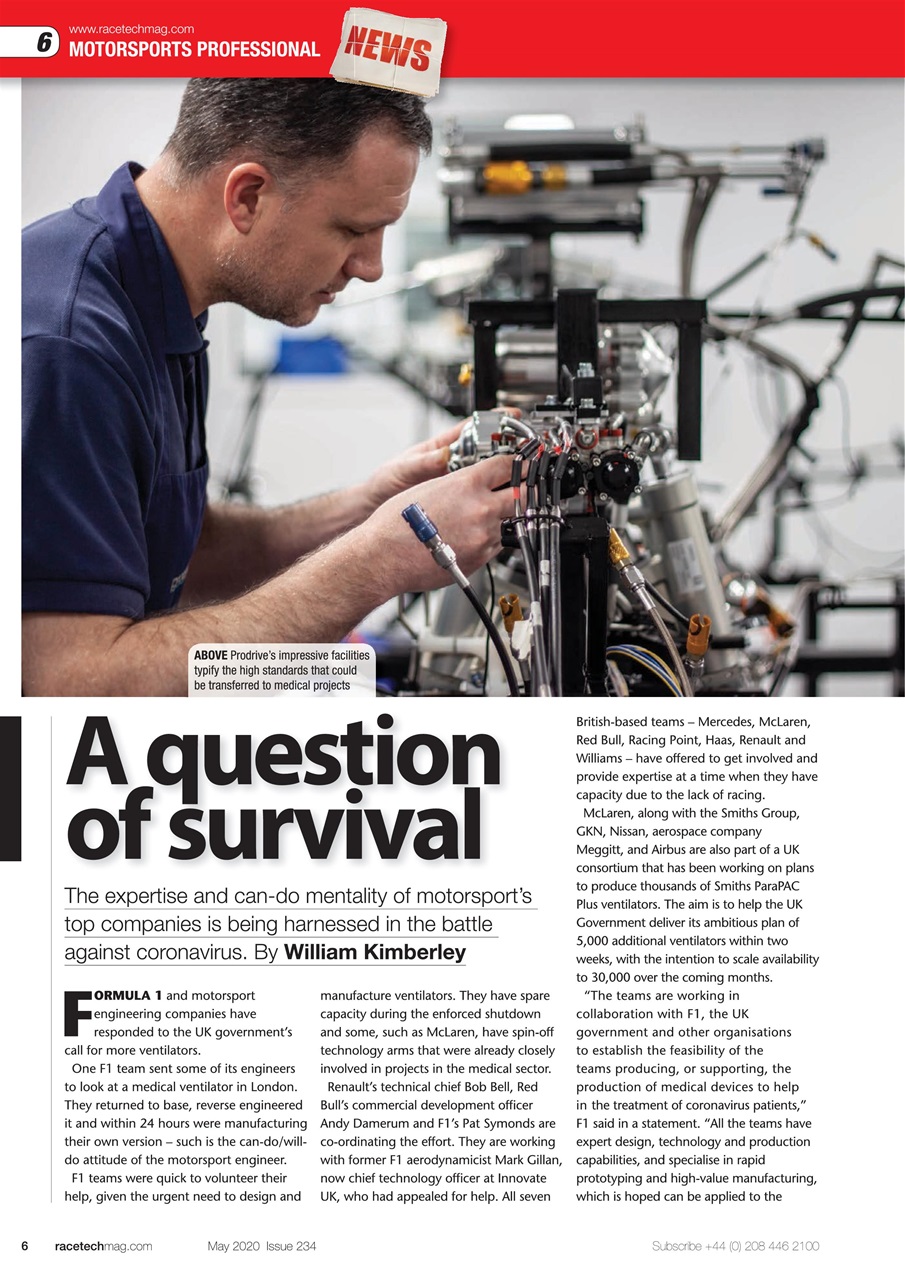 Race Tech Preview Pages