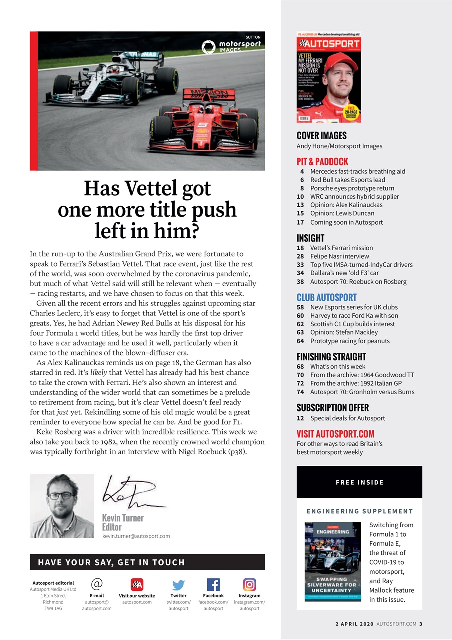 Autosport Preview Pages
