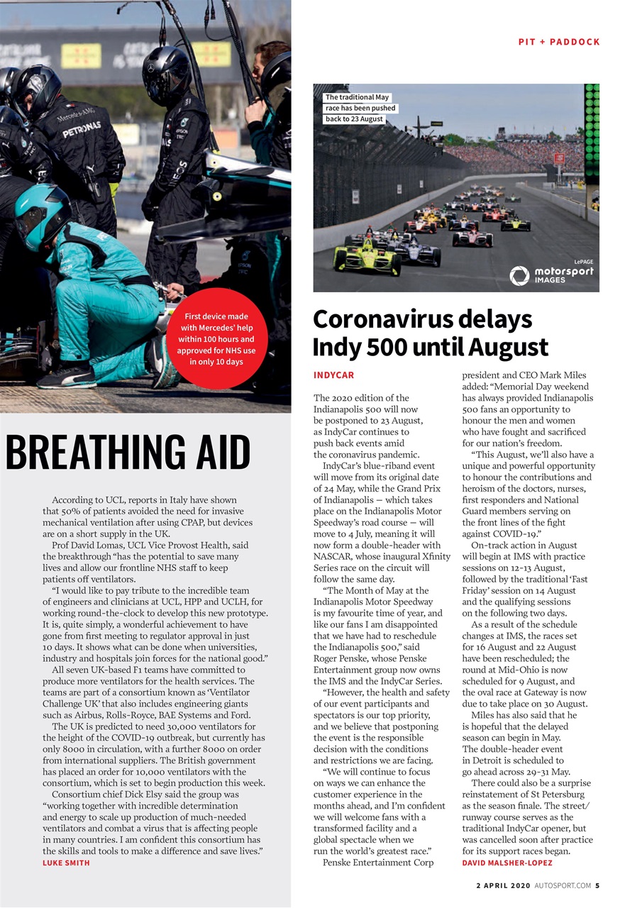 Autosport Preview Pages