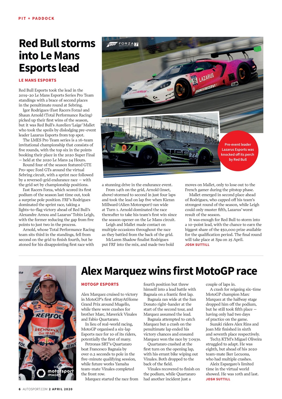 Autosport Preview Pages
