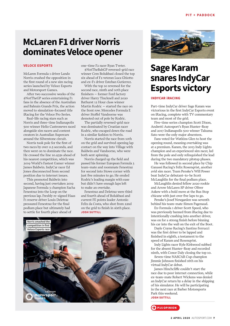 Autosport Preview Pages