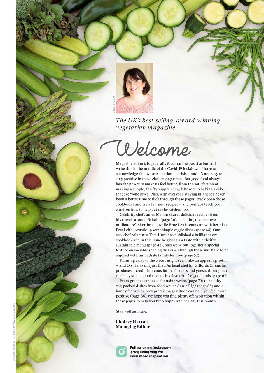 Vegetarian Living Preview Pages