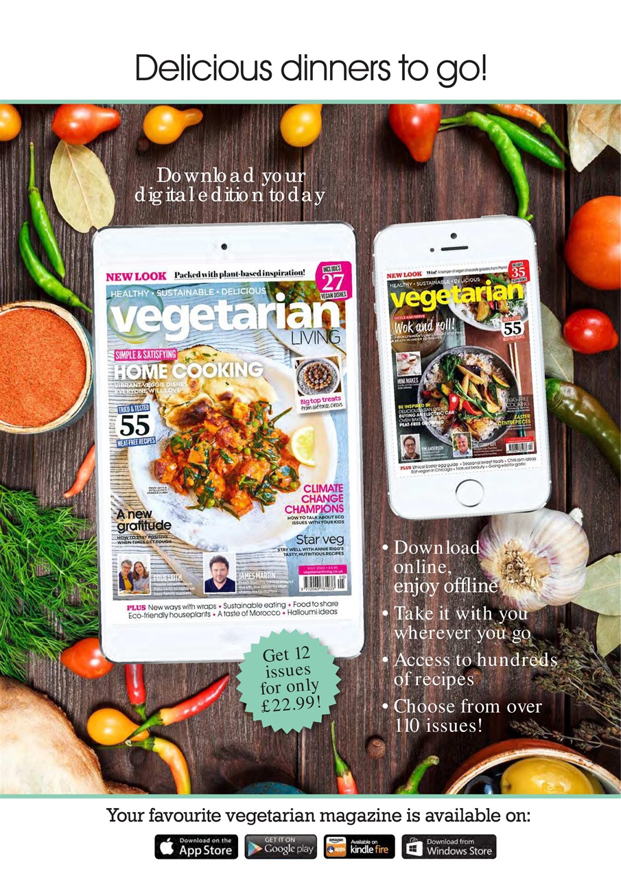 Vegetarian Living Preview Pages