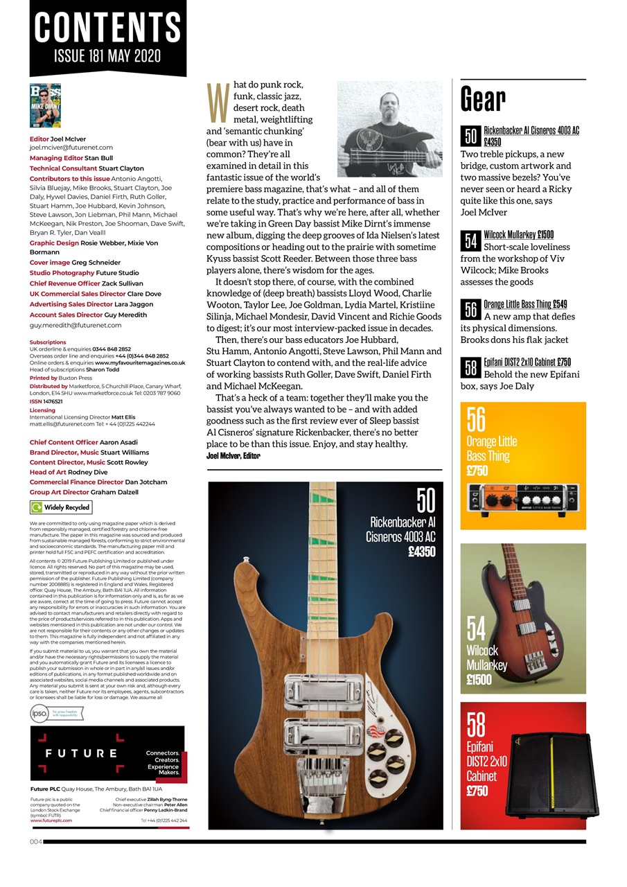 Bass Player UK Preview Pages