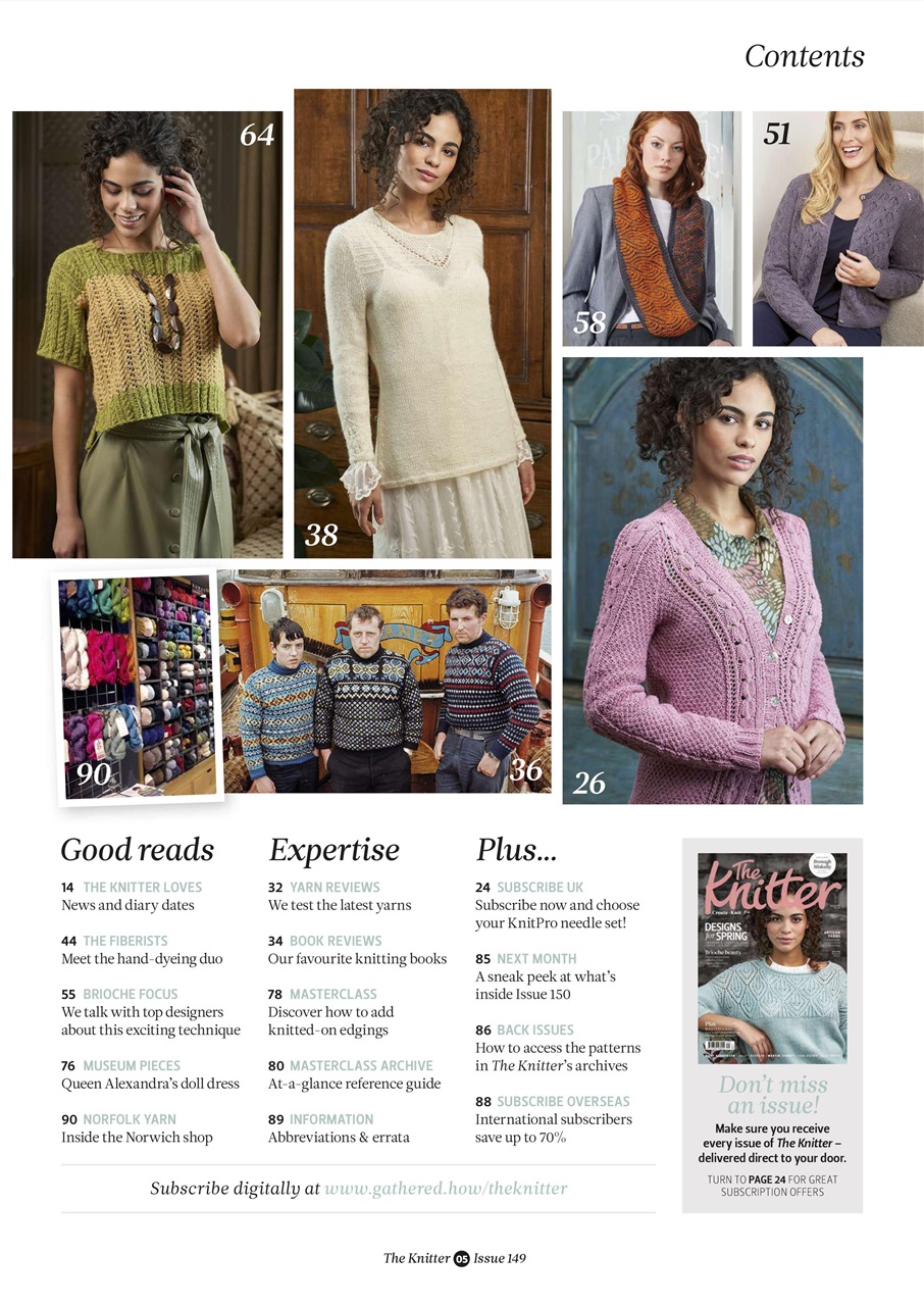 The Knitter Preview Pages