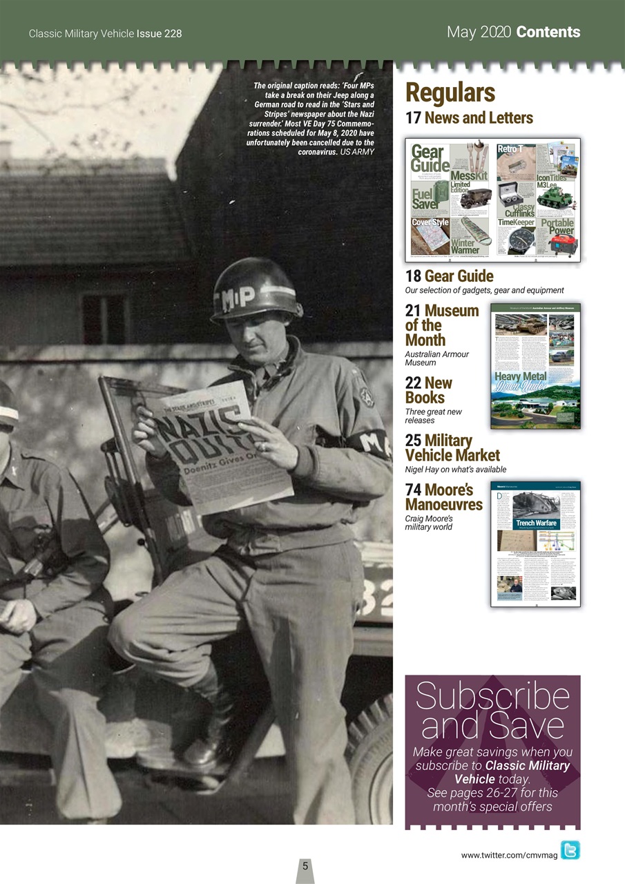 Classic Military Vehicle Preview Pages