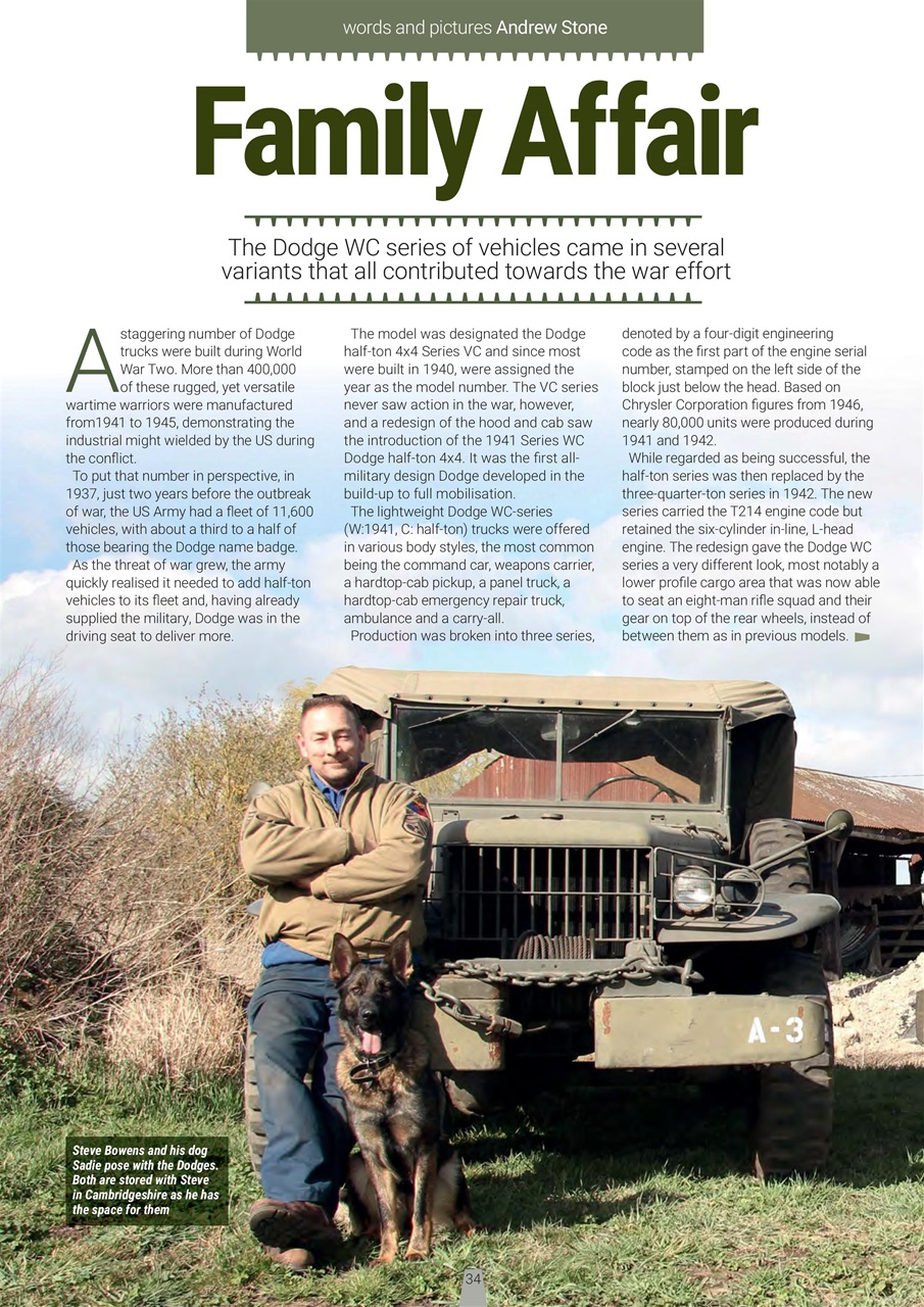 Classic Military Vehicle Preview Pages