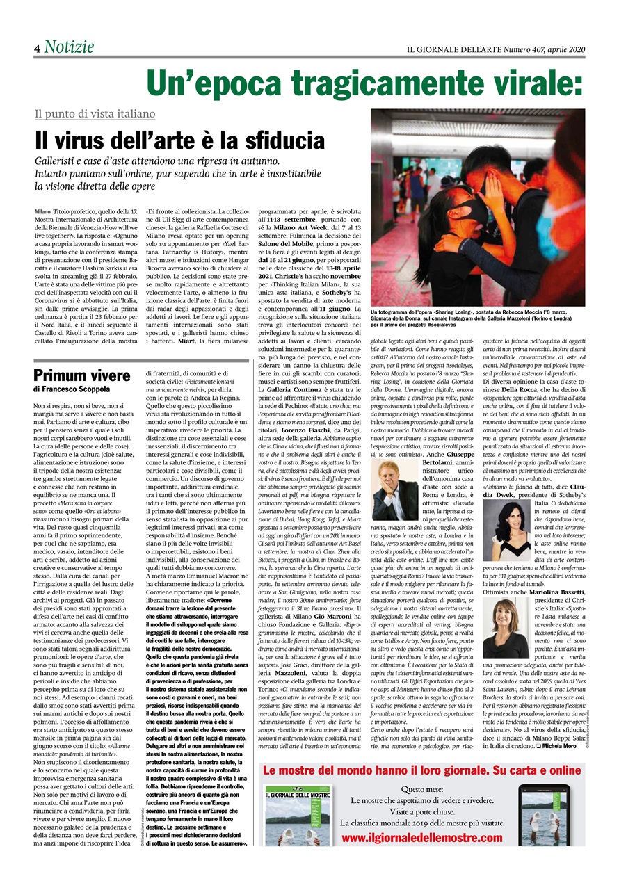 Il Giornale Dell’Arte Preview Pages