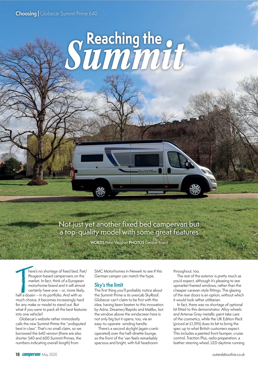 Campervan Preview Pages