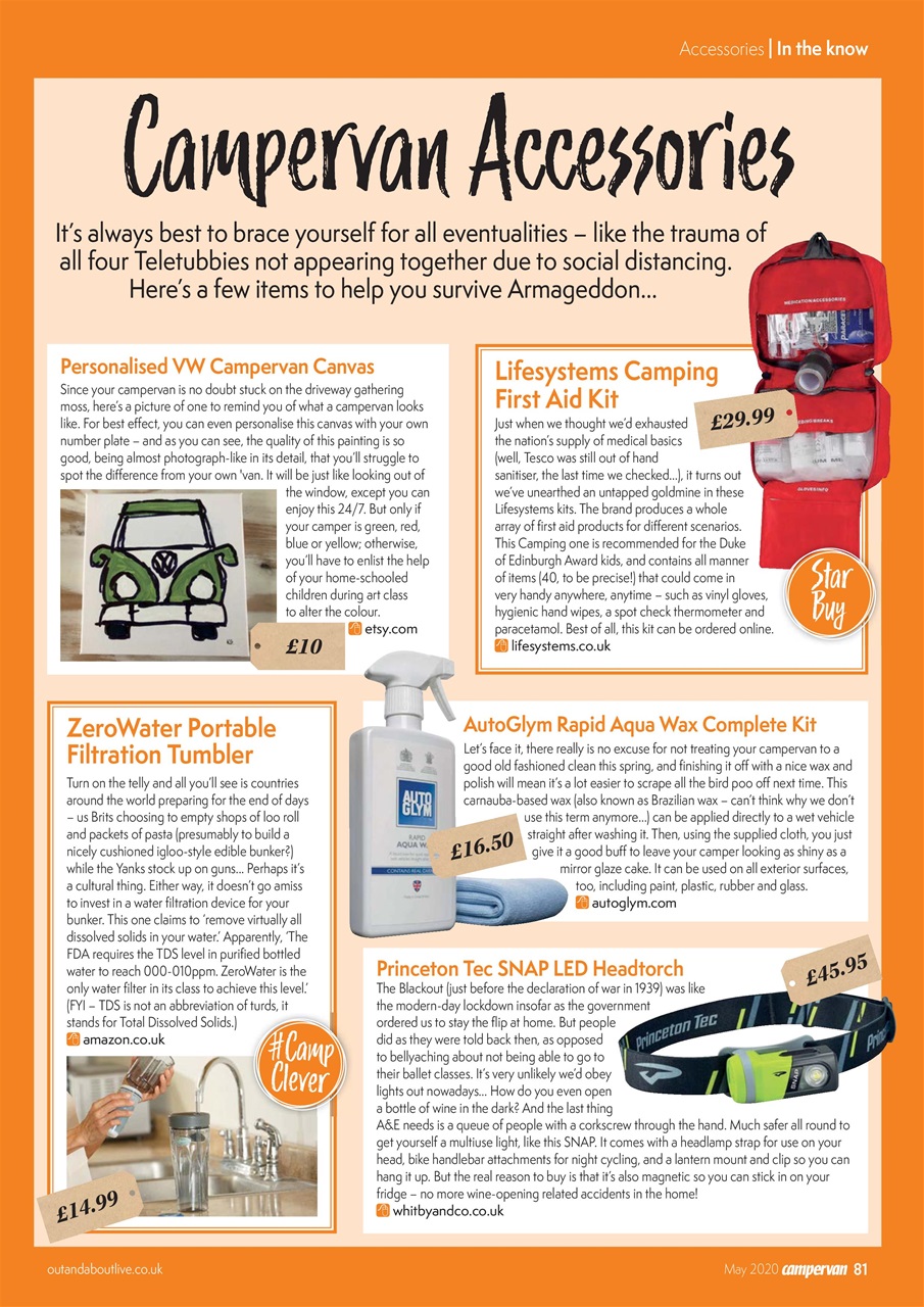 Campervan Preview Pages