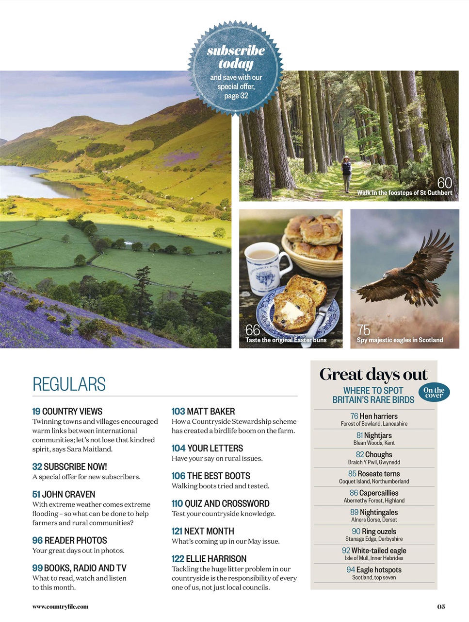 BBC Countryfile Magazine Preview Pages