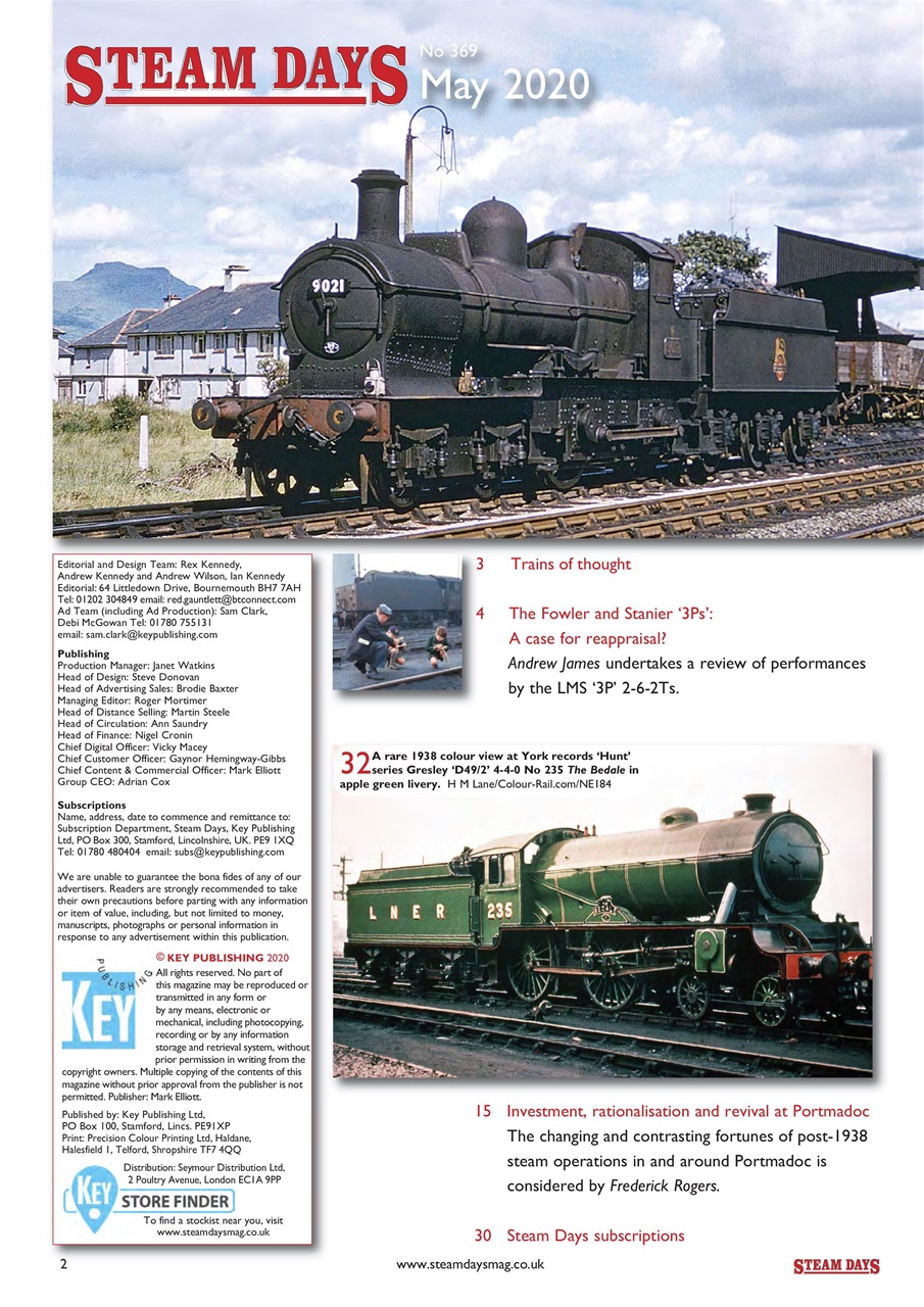 Steam Days Preview Pages