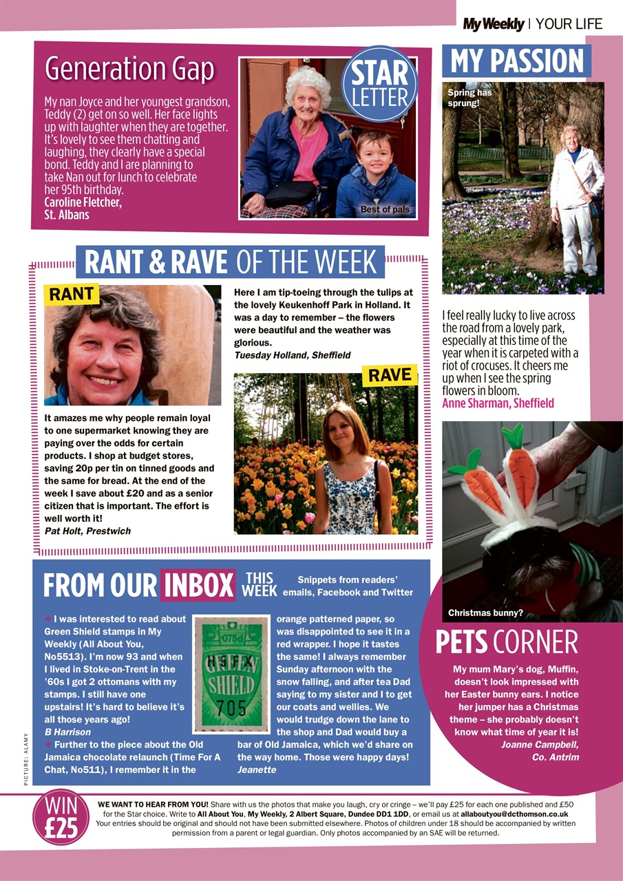 My Weekly Preview Pages