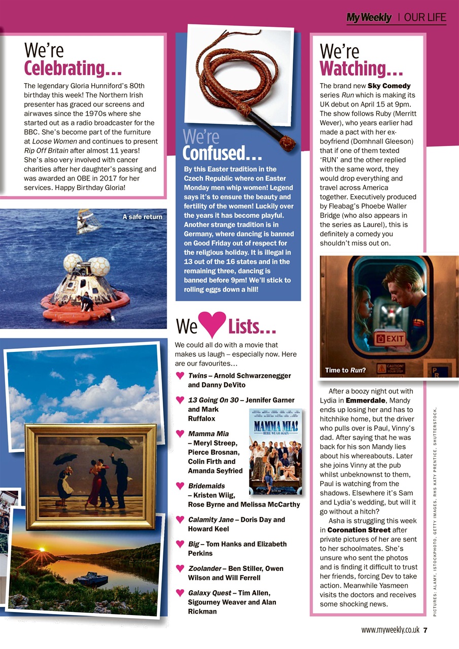 My Weekly Preview Pages