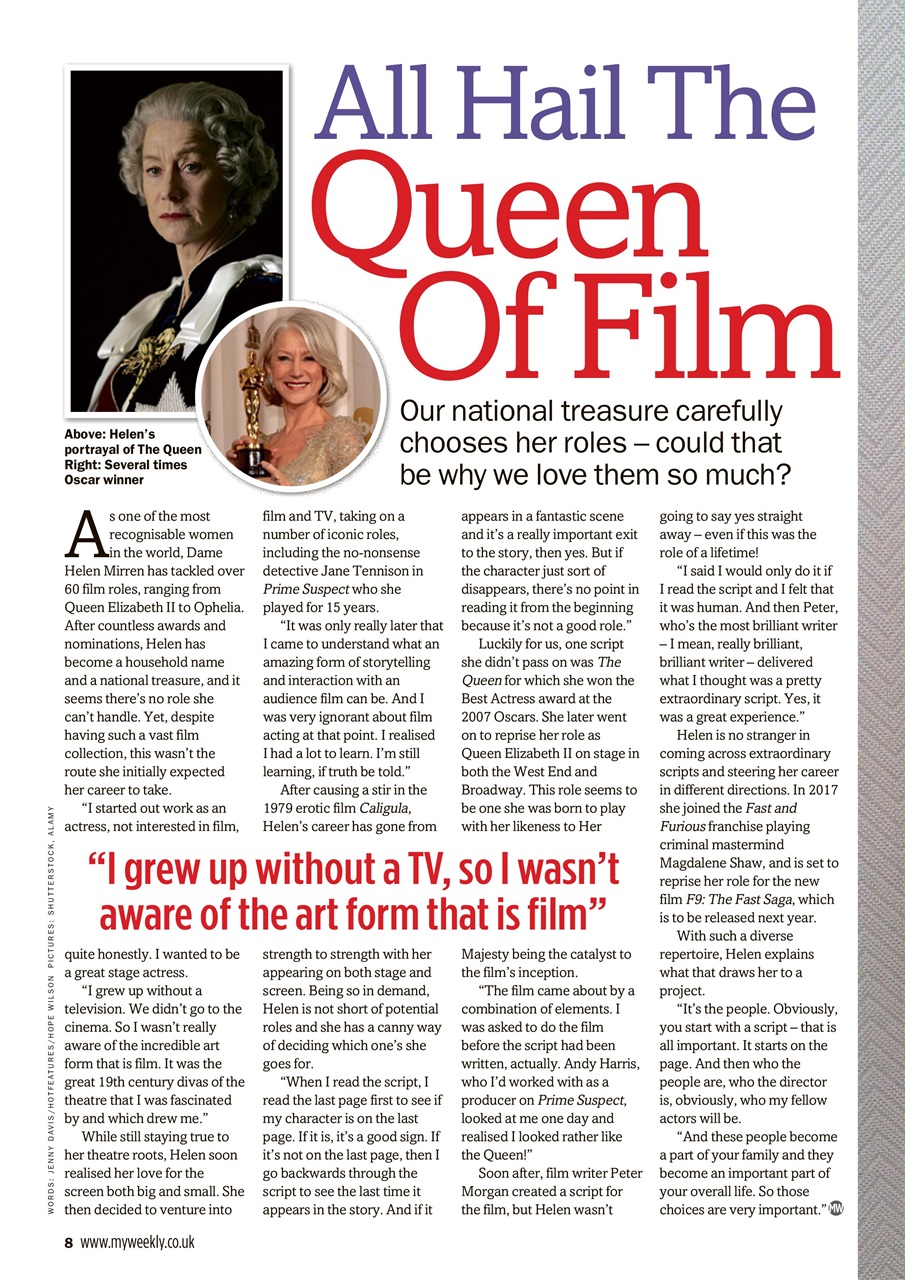 My Weekly Preview Pages