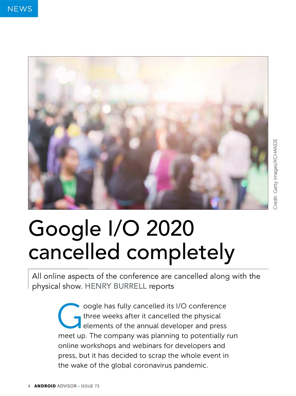 Android Advisor Preview Pages