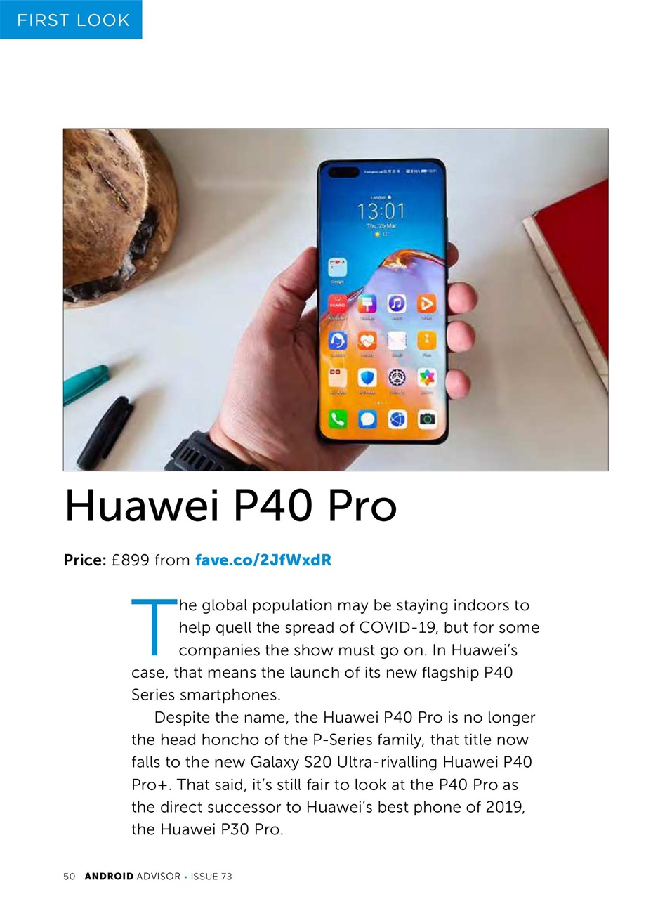 Android Advisor Preview Pages