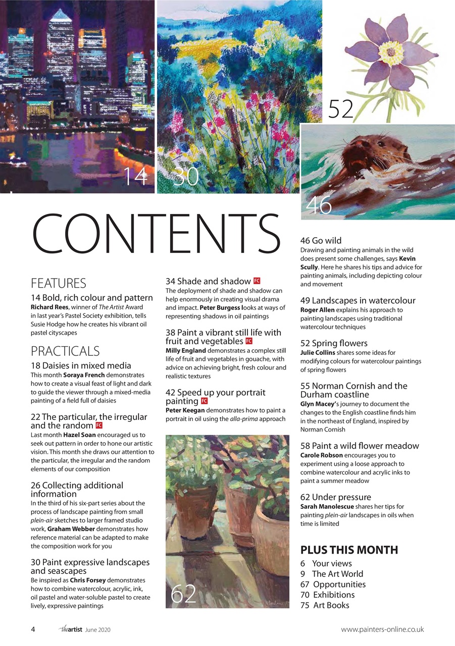 The Artist Preview Pages