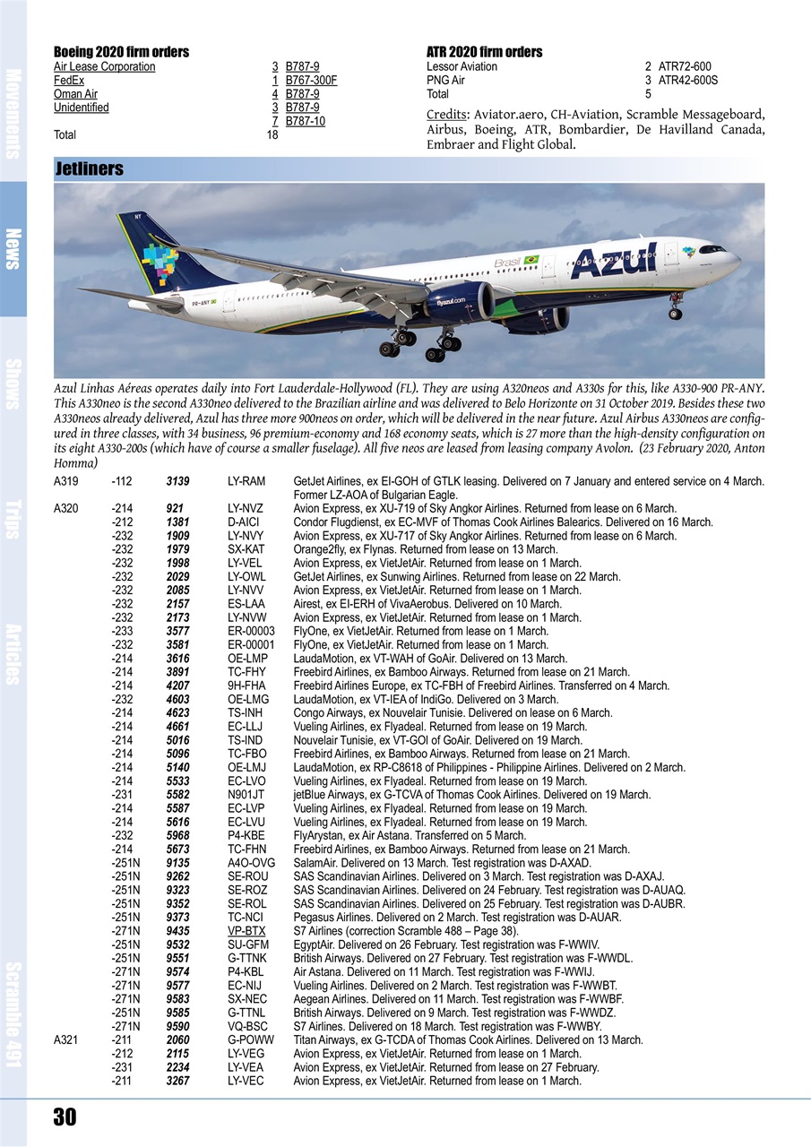 Scramble Magazine Preview Pages