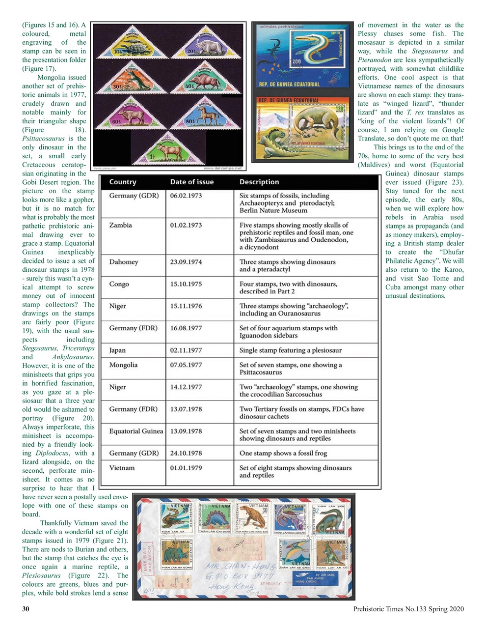 Prehistoric Times Preview Pages