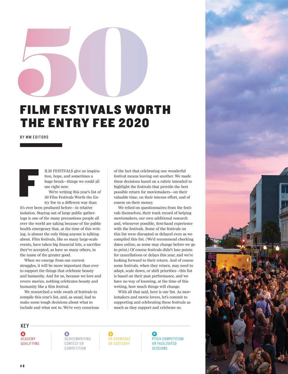 MovieMaker Magazine Preview Pages