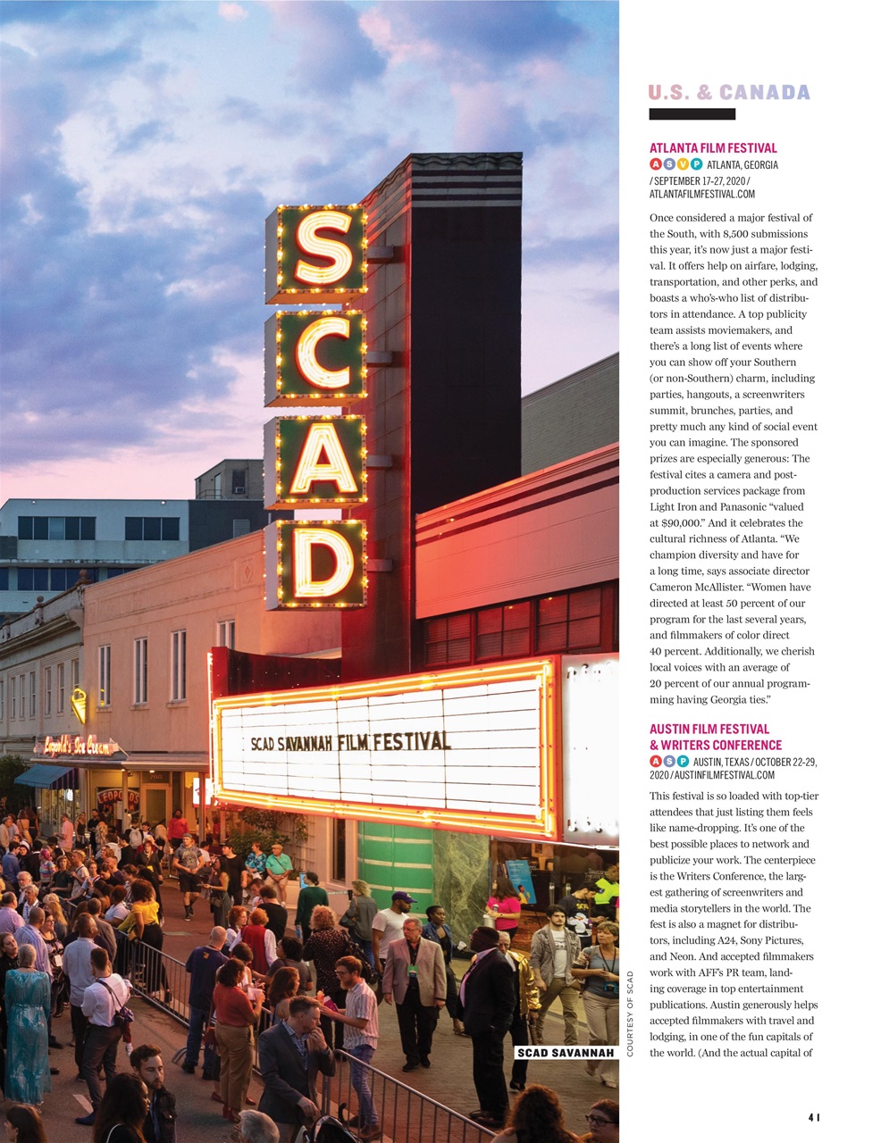 MovieMaker Magazine Preview Pages