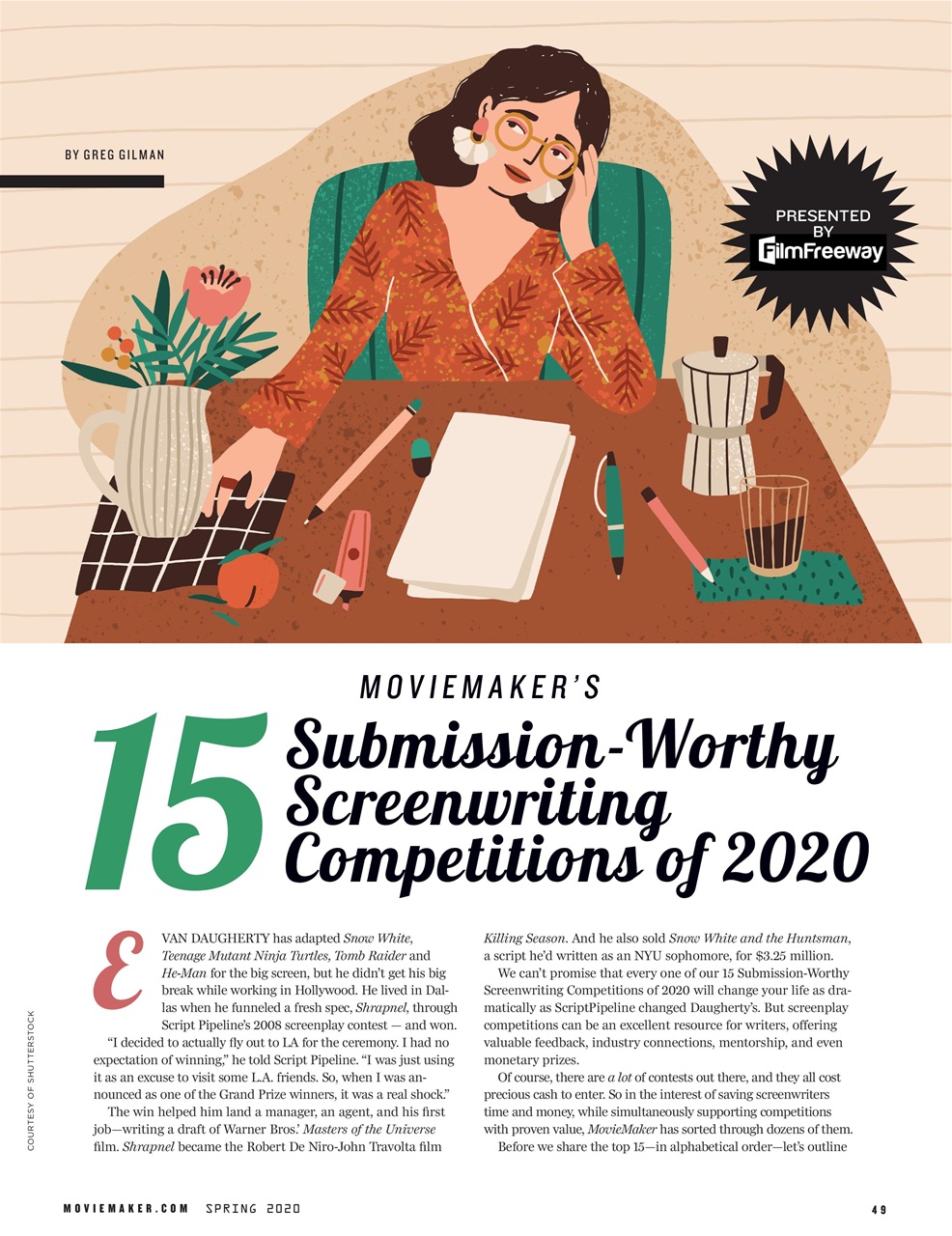 MovieMaker Magazine Preview Pages