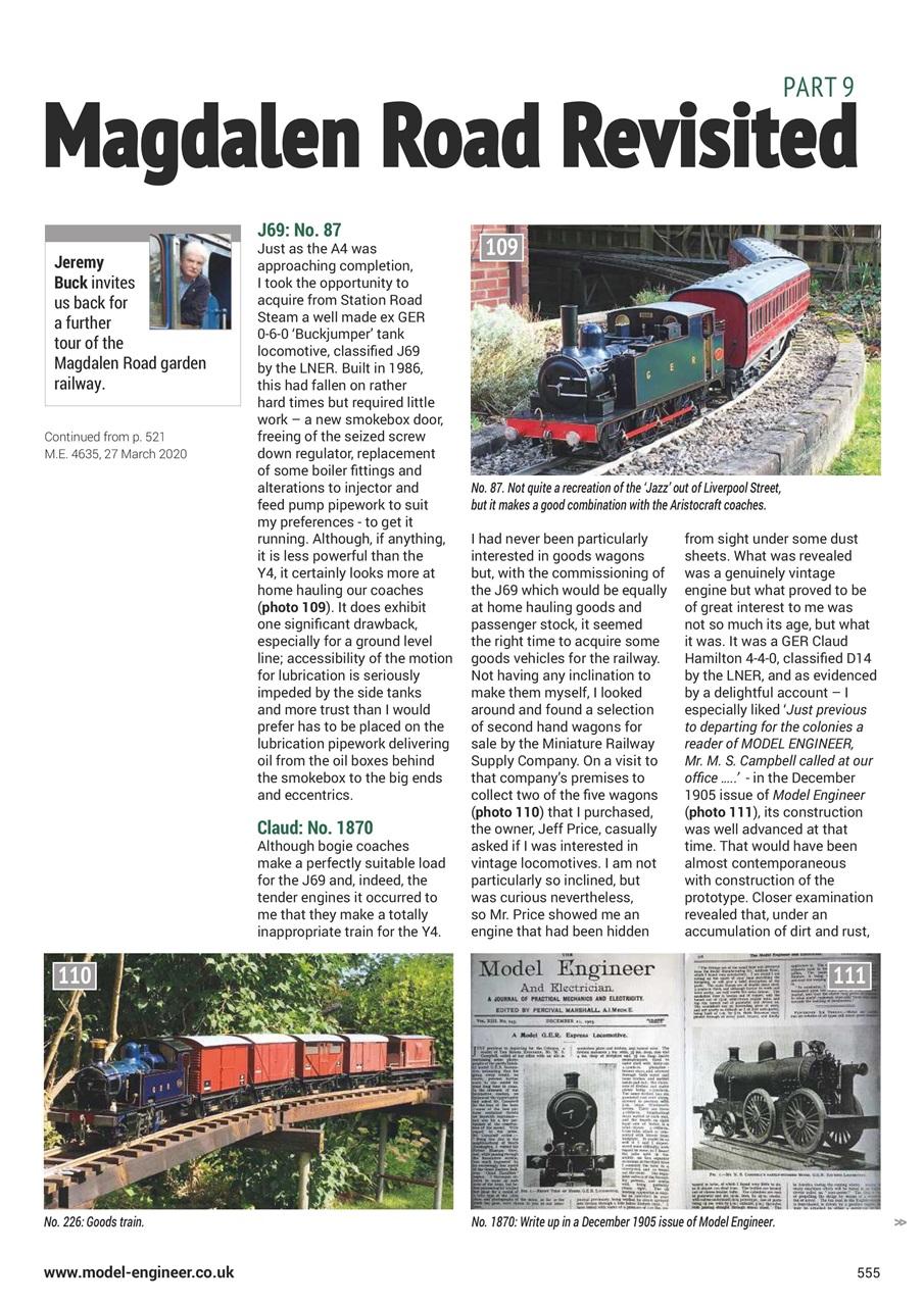 Model Engineer Preview Pages