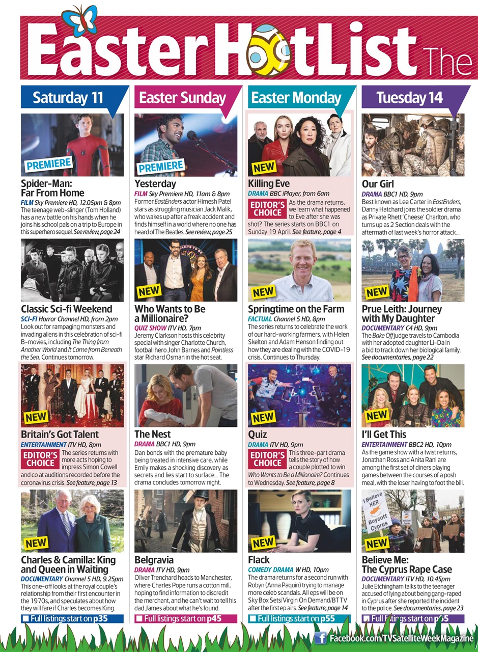 TV & Satellite Week Preview Pages
