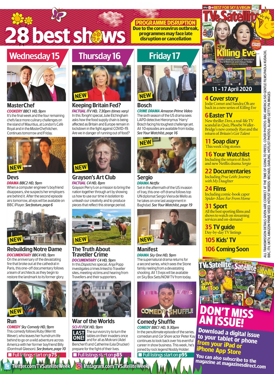 TV & Satellite Week Preview Pages