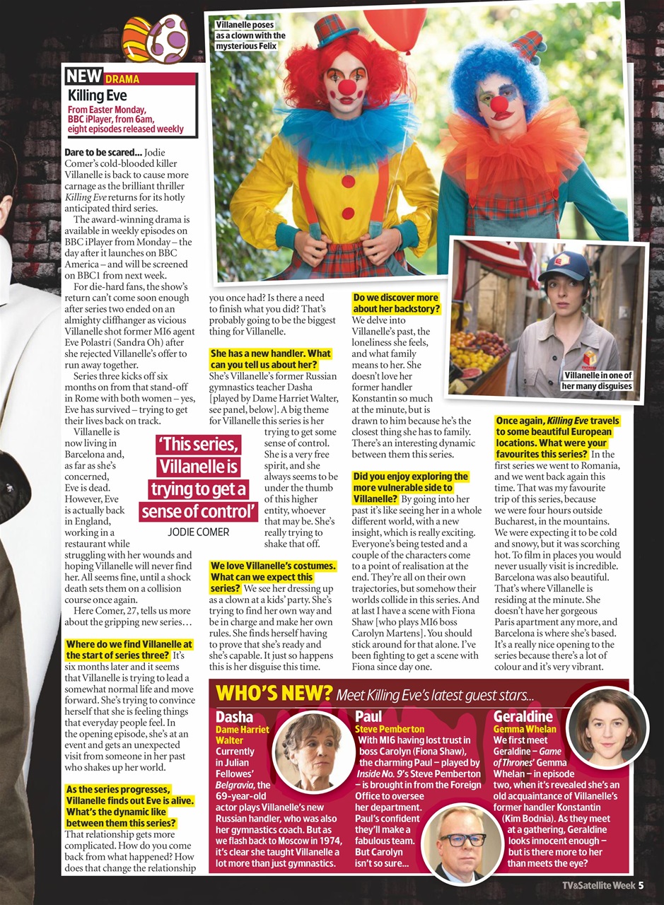 TV & Satellite Week Preview Pages