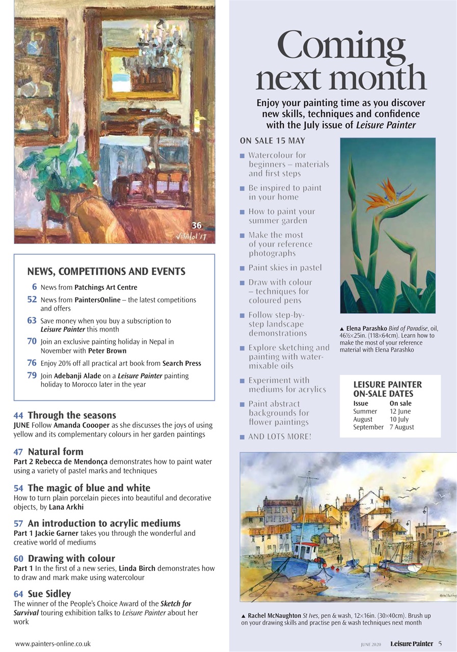 Leisure Painter & The Artist Preview Pages