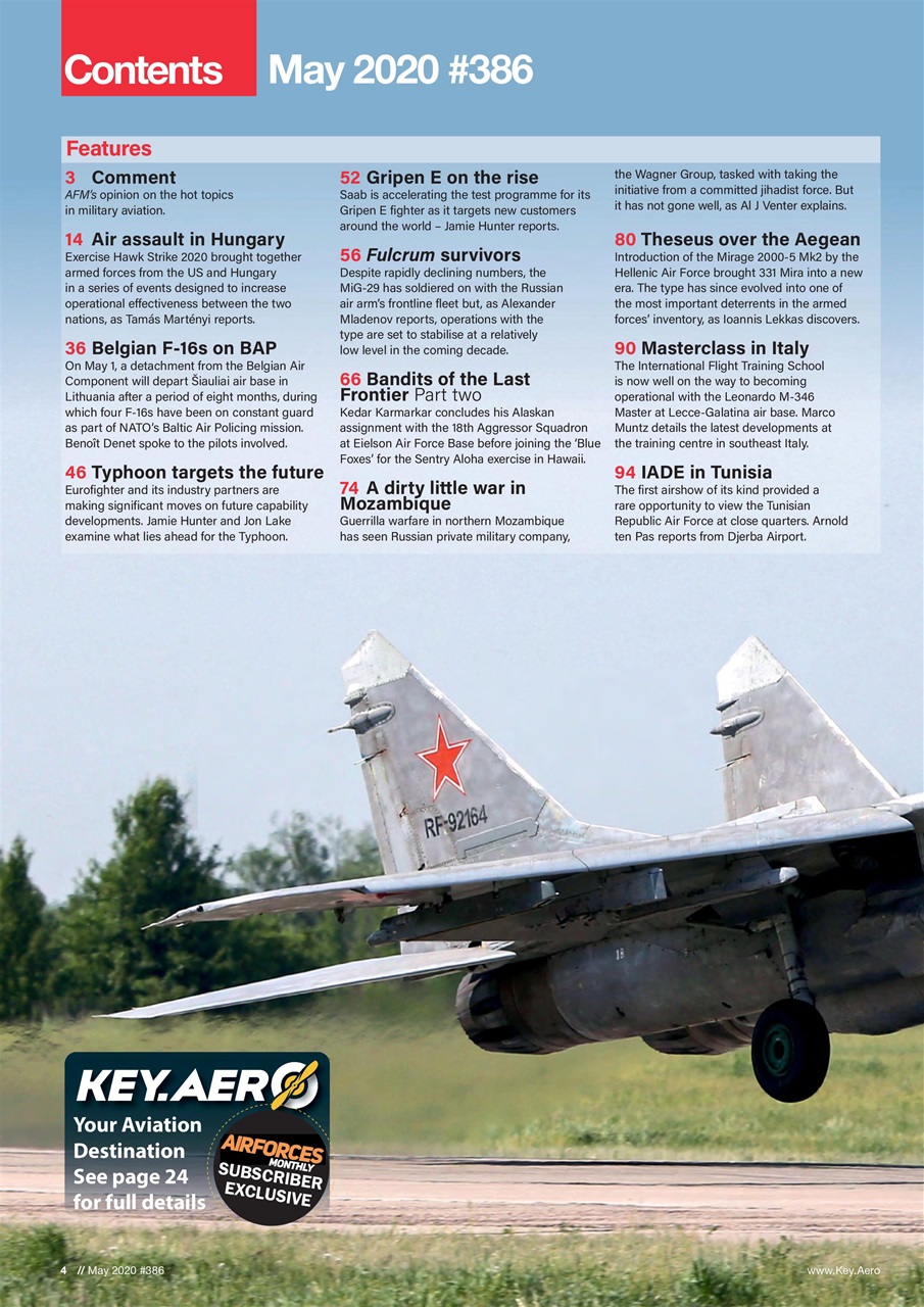 AirForces Monthly Preview Pages