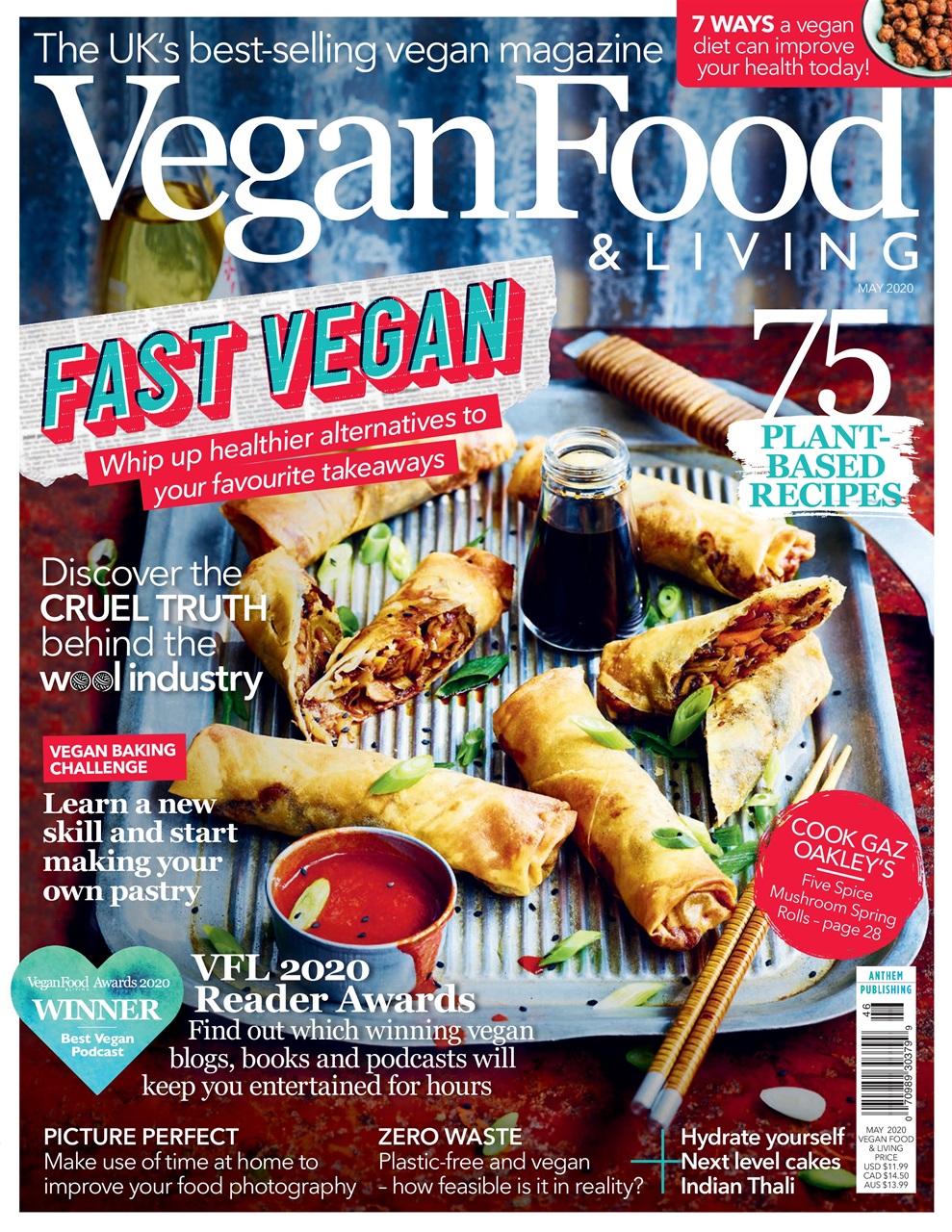 Vegan Food & Living Magazine Preview Pages