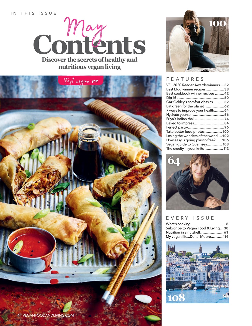 Vegan Food & Living Magazine Preview Pages