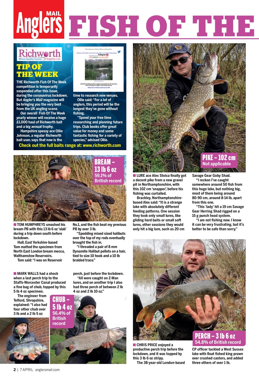 Anglers Mail Preview Pages