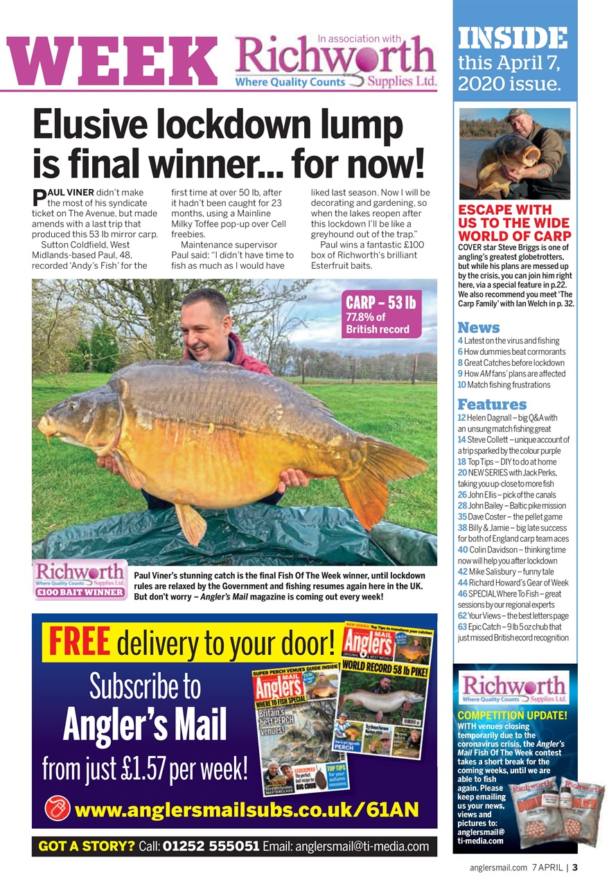 Anglers Mail Preview Pages