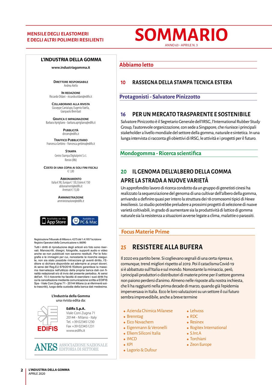 L’industria della Gomma Preview Pages