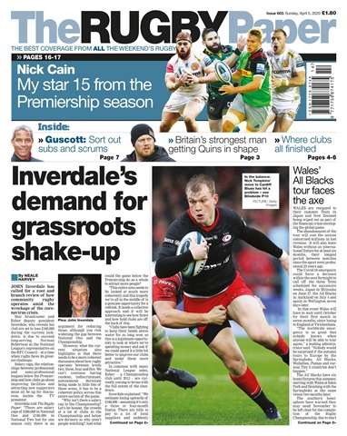 The Rugby Paper issue 5th Apr 2020